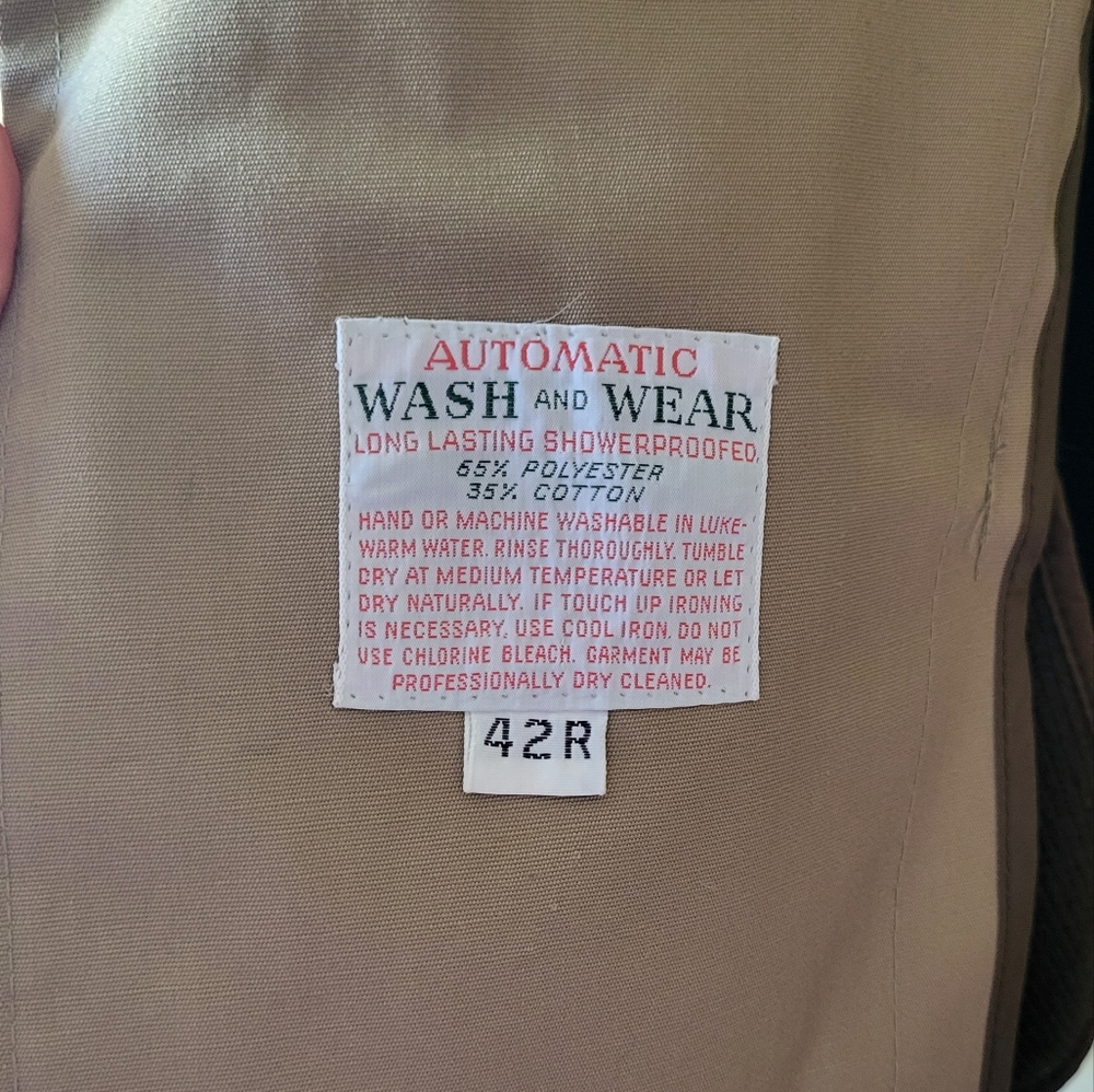 Gleneagle's Mens Trenchcoat size 42 - Picture 3 of 4